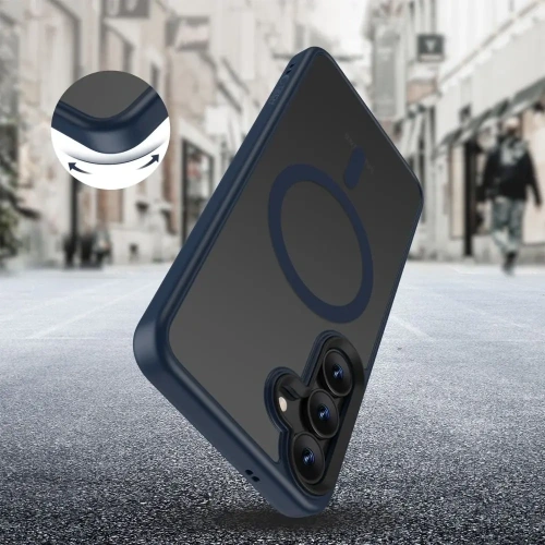 Kup Etui Tech-Protect Magmat MagSafe Galaxy S25 Matte Navy - THP4038 - {ean13} - Sklep Home Screen