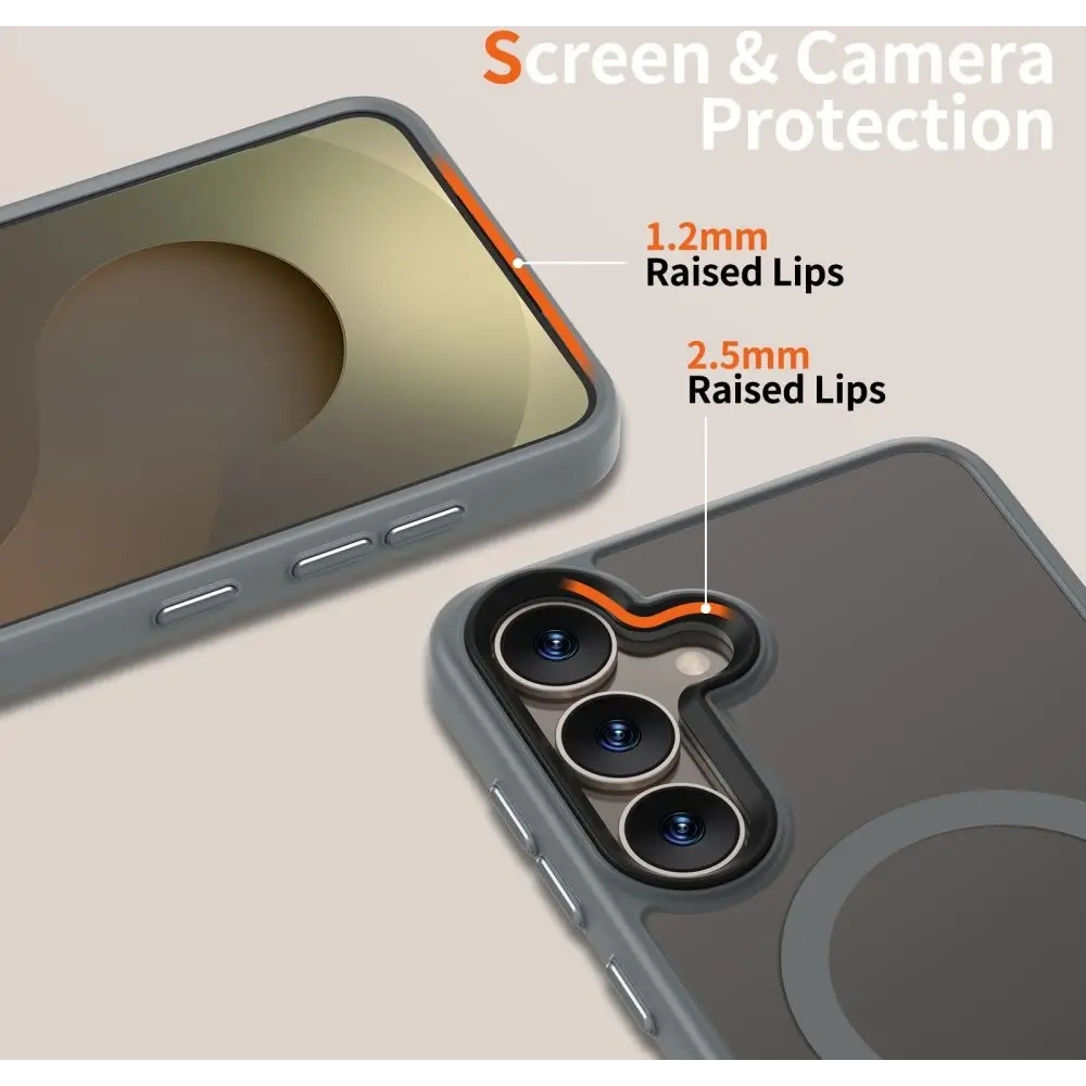 Etui Tech-Protect Magmat MagSafe Galaxy S25 Matte Titanium