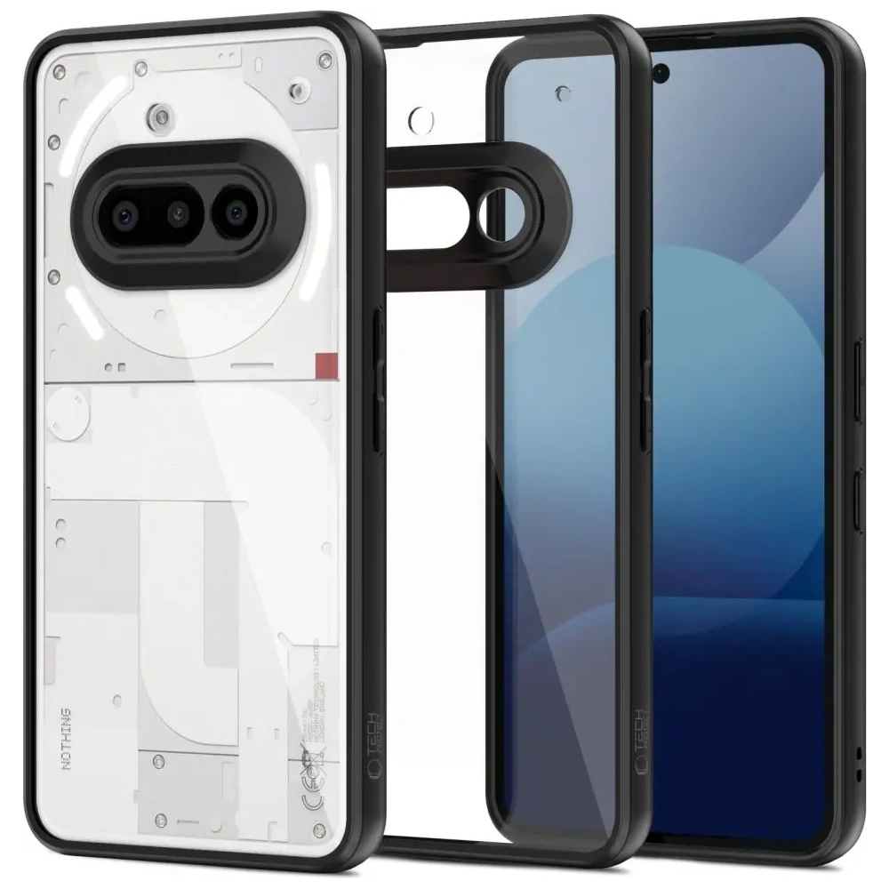 Etui Tech-Protect Magmat Nothing Phone 3a Black/clear