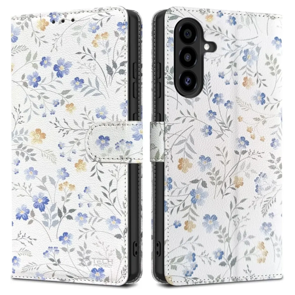 Etui z klapką Tech-Protect Wallet Samsung Galaxy A26 5G Spring Flowers