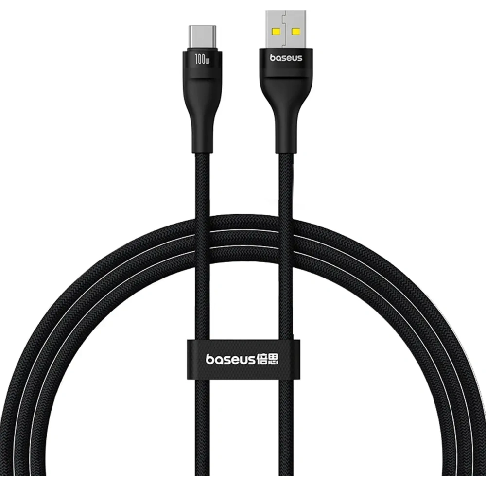 Kabel Baseus Flash 2 USB-A / USB-C 100W 1m czarny