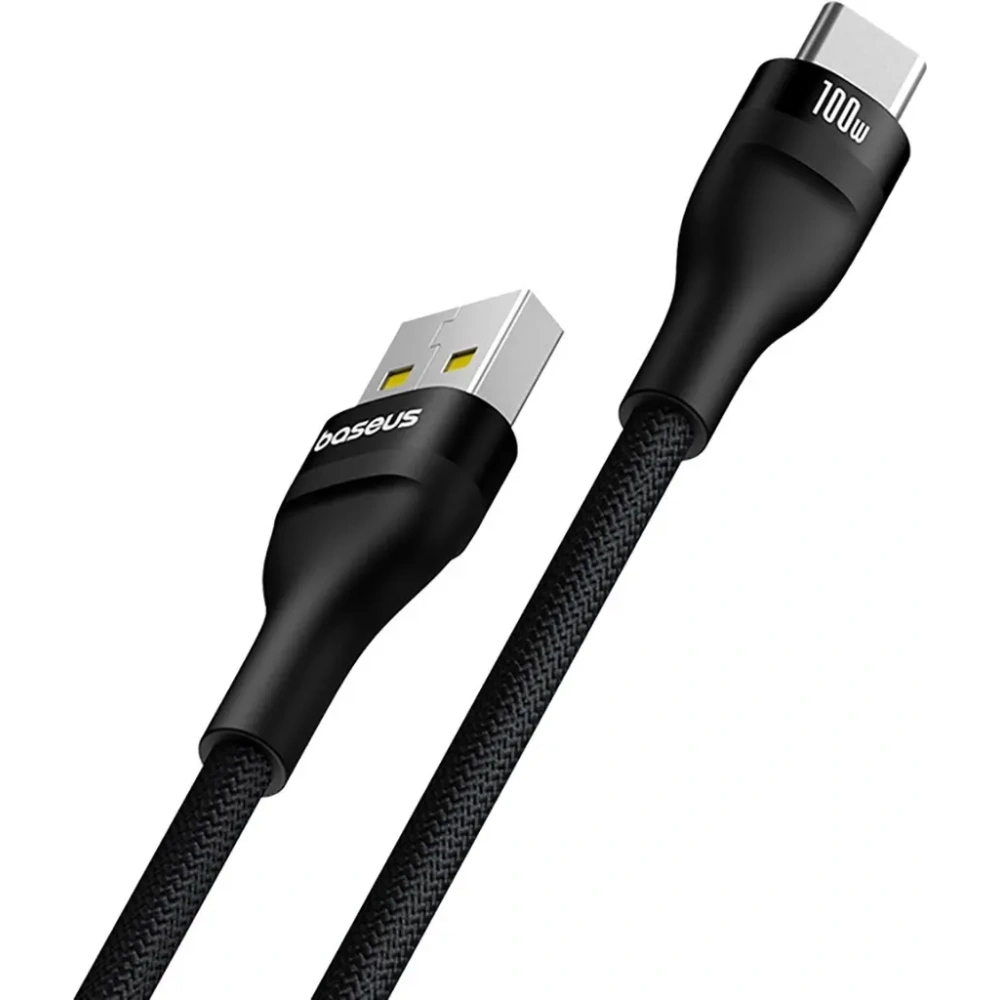 Kabel Baseus Flash 2 USB-A / USB-C 100W 1m czarny