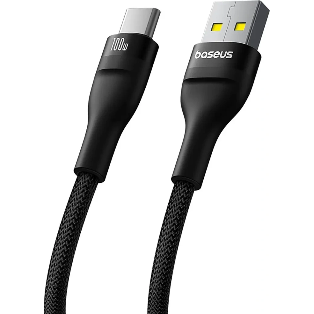 Kabel Baseus Flash 2 USB-A / USB-C 100W 1m czarny