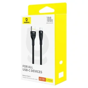 Kup Kabel Baseus Flash 2 USB-A / USB-C 100W 1m czarny - BSU8956 - {ean13} - Sklep Home Screen
