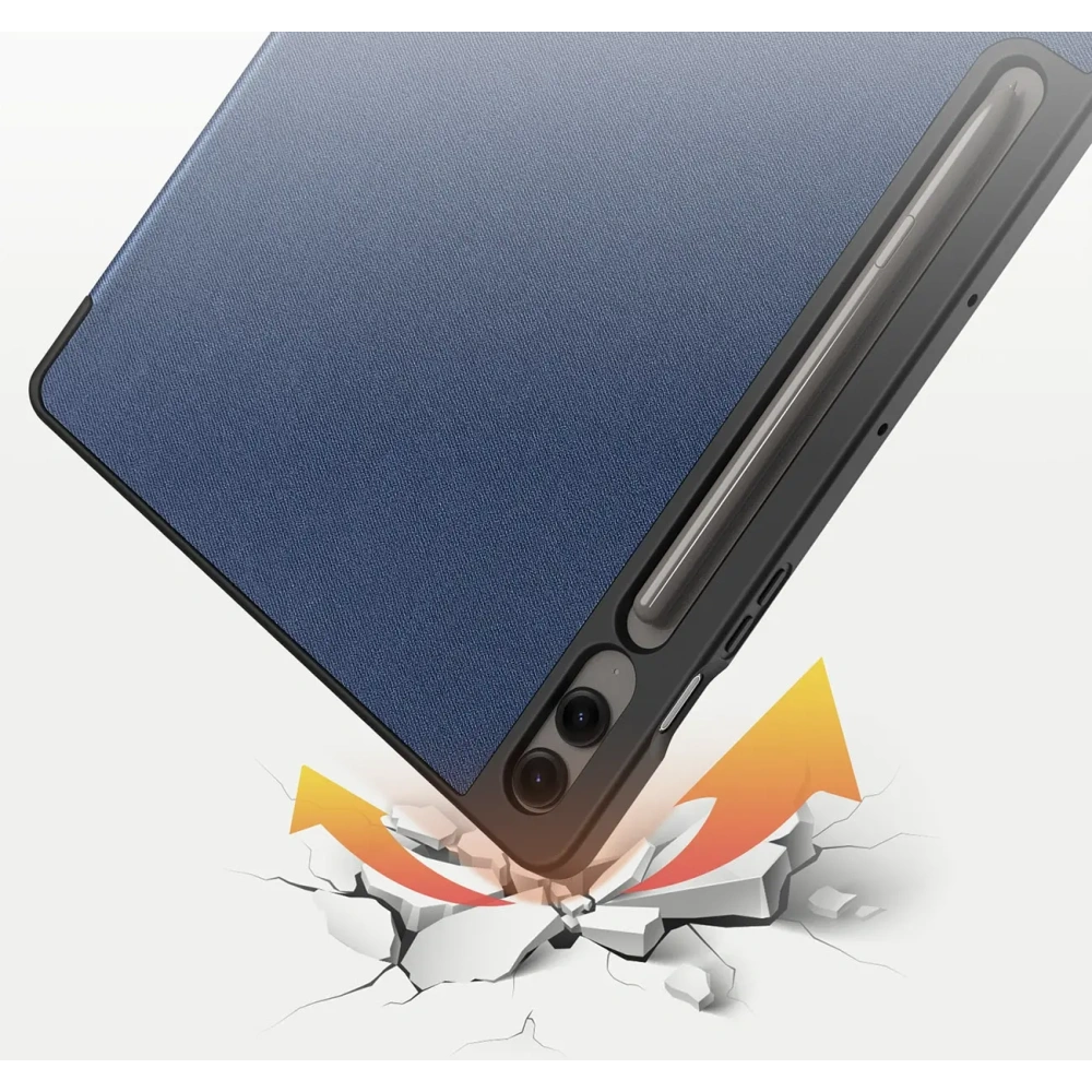 Etui Dux Ducis Domo na Samsung Galaxy Tab S10 Plus / S9 Plus / S9 FE Plus niebieskie