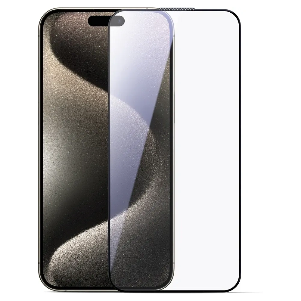 Szkło hartowane Joyroom JR-MLG0276 2.5D HD Dustproof z czarną ramką Apple iPhone 15 / 16