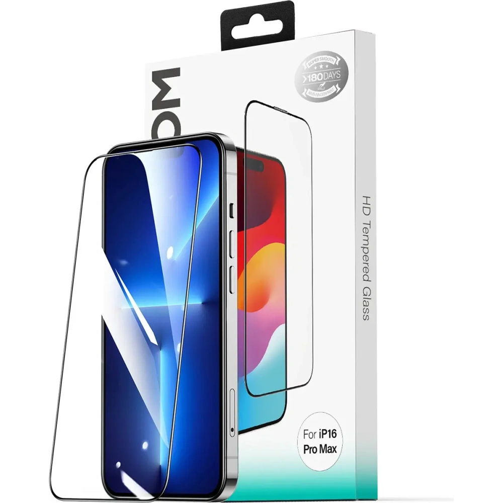 Szkło hartowane Joyroom JR-MLG0276 2.5D HD Dustproof z czarną ramką Apple iPhone 15 / 16