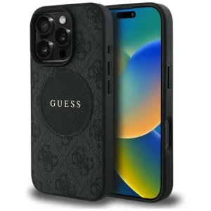 Buy Guess 4G Circle Classic Logo MagSafe Apple iPhone 16 Pro Max black - GUE4481 - {ean13} - Home Screen Store Europe