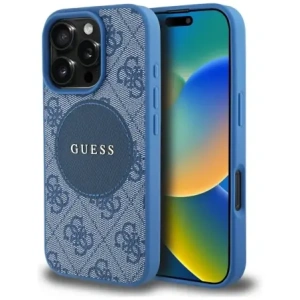 Buy Guess 4G Circle Classic Logo MagSafe Apple iPhone 16 Pro Max blue - GUE4482 - {ean13} - Home Screen Store Europe