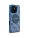 Kup Etui Guess 4G Circle Classic Logo MagSafe do Apple iPhone 16 Pro niebieski - GUE4484 - {ean13} - Sklep Home Screen