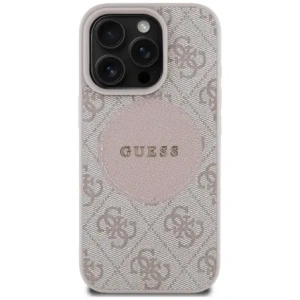 Kup Etui Guess 4G Circle Classic Logo MagSafe do Apple iPhone 16 Pro różowy - GUE4485 - {ean13} - Sklep Home Screen