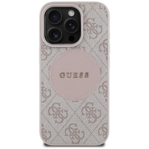 Kup Guess 4G Circle Classic Logo MagSafe Apple iPhone 16 Pro rózsaszín - GUE4485 - {ean13} - Sklep Home Screen