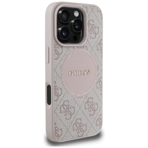 Kup Guess 4G Circle Classic Logo MagSafe Apple iPhone 16 Pro roz - GUE4485 - {ean13} - Sklep Home Screen