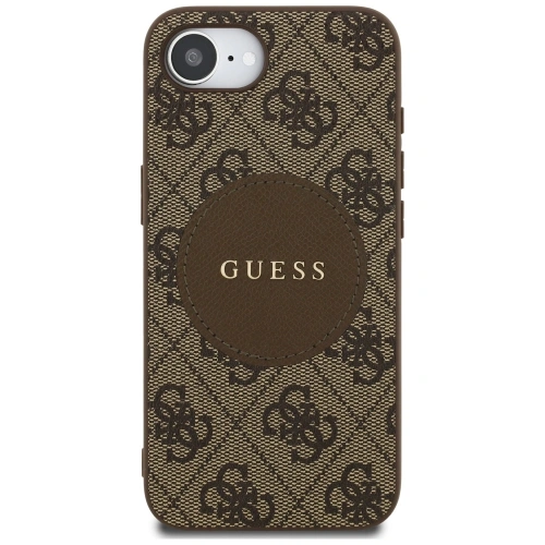 Buy Guess 4G Circle Classic Logo MagSafe Apple iPhone 16e brown - GUE4487 - {ean13} - Home Screen Store Europe