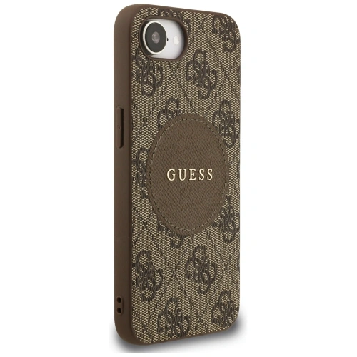 Buy Guess 4G Circle Classic Logo MagSafe Apple iPhone 16e brown - GUE4487 - {ean13} - Home Screen Store Europe