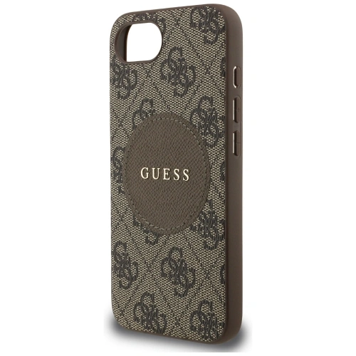 Buy Guess 4G Circle Classic Logo MagSafe Apple iPhone 16e brown - GUE4487 - {ean13} - Home Screen Store Europe