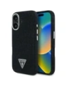 Guess Logo Triunghi Denim MagSafe Apple iPhone 16 negru
