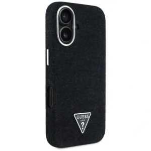 Buy Guess Denim Triangle Logo MagSafe Apple iPhone 16 black - GUE4488 - {ean13} - Home Screen Store Europe