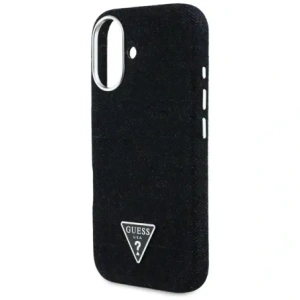 Buy Guess Denim Triangle Logo MagSafe Apple iPhone 16 black - GUE4488 - {ean13} - Home Screen Store Europe