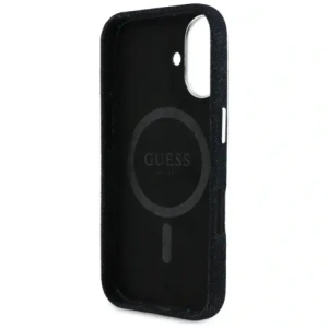 Buy Guess Denim Triangle Logo MagSafe Apple iPhone 16 black - GUE4488 - {ean13} - Home Screen Store Europe