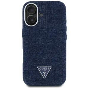 Buy Guess Denim Triangle Logo MagSafe Apple iPhone 16 blue - GUE4489 - {ean13} - Home Screen Store Europe