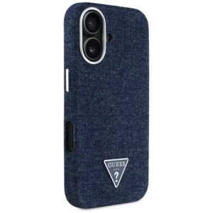 Kup Guess Denim Triangle Logo MagSafe Apple iPhone 16 kék - GUE4489 - {ean13} - Sklep Home Screen