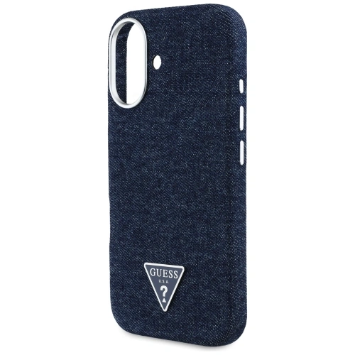 Kup Guess Denim Triangle Logo MagSafe Apple iPhone 16 modrý - GUE4489 - {ean13} - Sklep Home Screen
