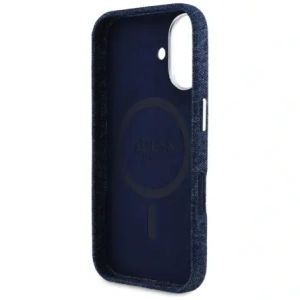 Buy Guess Denim Triangle Logo MagSafe Apple iPhone 16 blue - GUE4489 - {ean13} - Home Screen Store Europe