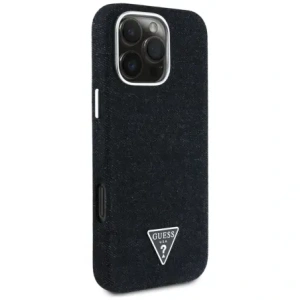 Buy Guess Denim Triangle Logo MagSafe Apple iPhone 16 Pro black - GUE4490 - {ean13} - Home Screen Store Europe