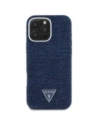 Kup Etui Guess Denim Triangle Logo MagSafe do Apple iPhone 16 Pro niebieski - GUE4493 - {ean13} - Sklep Home Screen