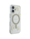 Kup Etui Guess Resin Flowers Glitter MagSafe do Apple iPhone 16 beżowy - GUE4494 - {ean13} - Sklep Home Screen