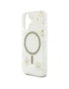 Kup Etui Guess Resin Flowers Glitter MagSafe do Apple iPhone 16 beżowy - GUE4494 - {ean13} - Sklep Home Screen