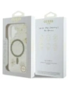 Kup Etui Guess Resin Flowers Glitter MagSafe do Apple iPhone 16 beżowy - GUE4494 - {ean13} - Sklep Home Screen