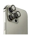 Szkło na obiektyw aparatu UNIQ Optix Aluminium Camera Lens Protector Apple iPhone 16 Pro / 16 Pro Max titanium grey