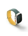 UNIQ Revix Evo Apple Watch Series1/2/3/4/5/6/7/8/9/SE/SE2/Ultra/Ultra2 42/44/45/49mm Wendbar Magnetic viridian grün-braun gelb