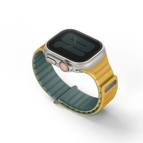 Buy UNIQ Revix Evo Apple Watch Series1/2/3/4/5/6/7/8/9/SE/SE2/Ultra/Ultra2 42/44/45/49mm Reversible Magnetic viridian green-burnt yellow - UNIQ1518 - {ean13} - Home Screen Store Europe