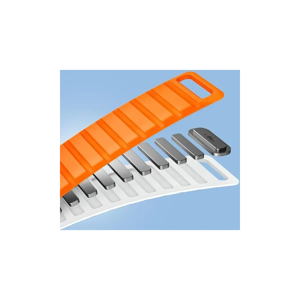 Pasek UNIQ Revix Evo Apple Watch Series1/2/3/4/5/6/7/8/9/SE/SE2/Ultra/Ultra2 42/44/45/49mm Reversible Magnetic zielono-żółty/viridian green-burnt yellow