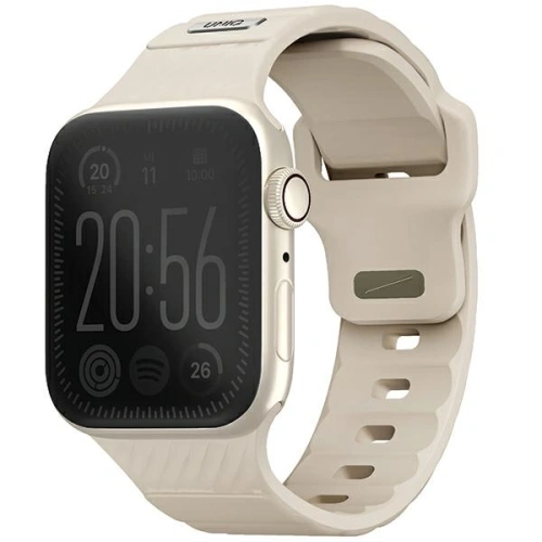 Buy UNIQ Stride Apple Watch Series1/2/3/4/5/6/7/8/9/SE/SE2 38/40/41mm FKM Rubber Strap pale khaki - UNIQ1520 - {ean13} - Home Screen Store Europe