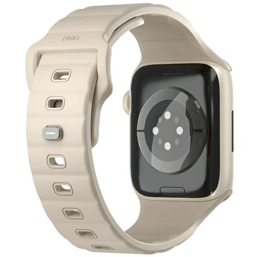 Kup UNIQ Stride Apple Watch Series1/2/3/4/5/6/7/8/9/SE/SE2 38/40/41mm FKM Gummiband blasses Khaki - UNIQ1520 - {ean13} - Sklep Home Screen