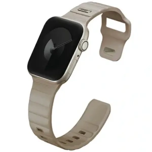 Kup Pasek UNIQ Stride Apple Watch Series1/2/3/4/5/6/7/8/9/SE/SE2 38/40/41mm FKM Rubber Strap khaki/pale khaki - UNIQ1520 - {ean13} - Sklep Home Screen