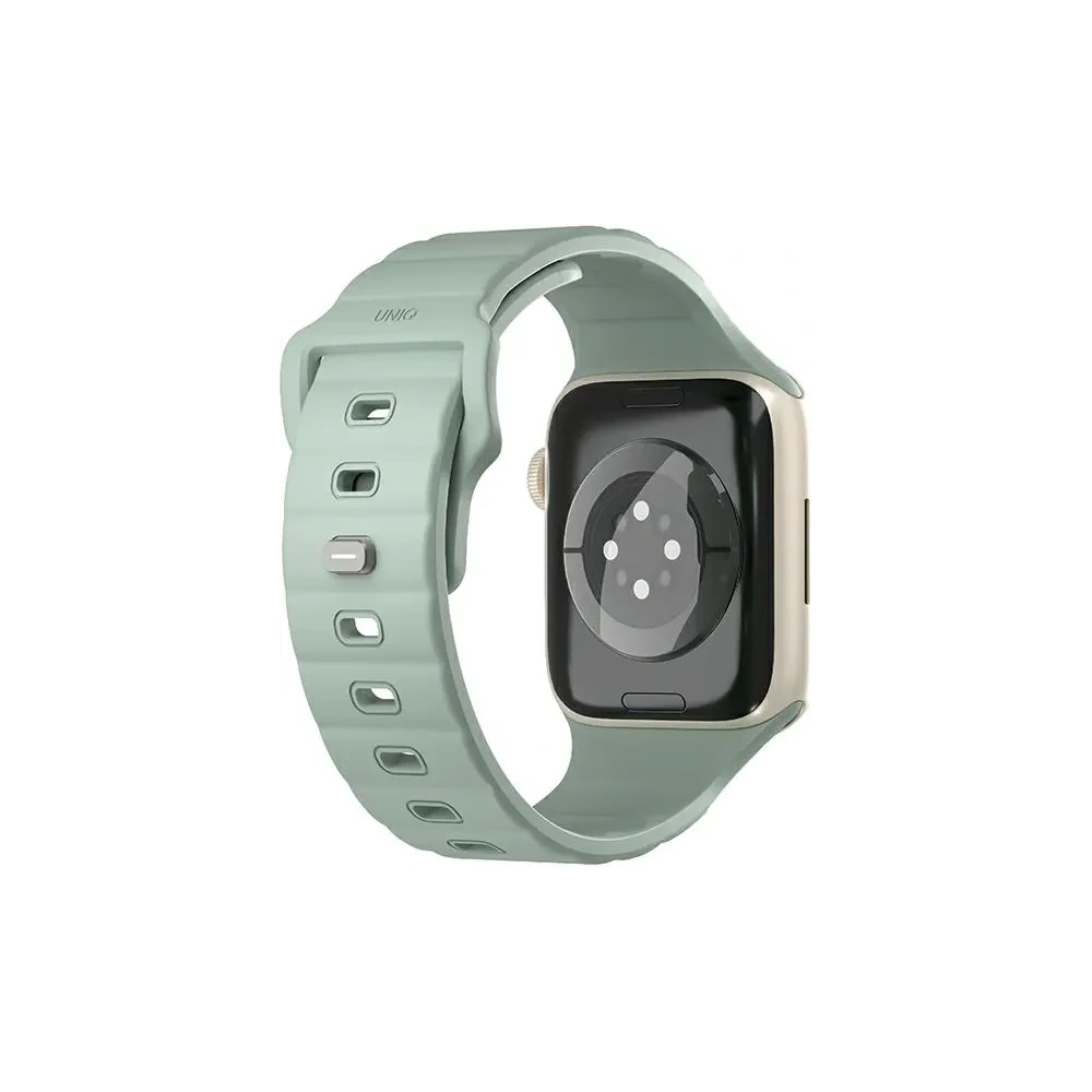 Pasek UNIQ Stride Apple Watch Series1/2/3/4/5/6/7/8/9/SE/SE2 38/40/41mm FKM Rubber Strap miętowy/iceplant green