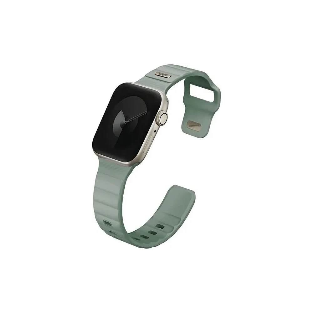 Pasek UNIQ Stride Apple Watch Series1/2/3/4/5/6/7/8/9/SE/SE2 38/40/41mm FKM Rubber Strap miętowy/iceplant green