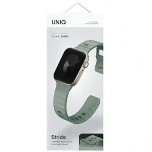 Kup Pasek UNIQ Stride Apple Watch Series1/2/3/4/5/6/7/8/9/SE/SE2 38/40/41mm FKM Rubber Strap miętowy/iceplant green - UNIQ1521 - {ean13} - Sklep Home Screen