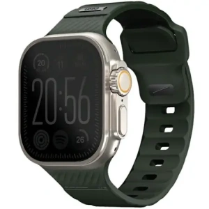 Buy UNIQ Stride Apple Watch Series1/2/3/4/5/6/7/8/9/SE/SE2/Ultra/Ultra 2 42/44/45/49mm FKM Rubber Strap moss green - UNIQ1523 - {ean13} - Home Screen Store Europe