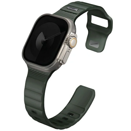 Kup UNIQ Stride Apple Watch Series1/2/3/4/5/6/7/8/9/SE/SE2/Ultra/Ultra 2 42/44/45/49mm FKM Gumi Szíj moha zöld - UNIQ1523 - {ean13} - Sklep Home Screen