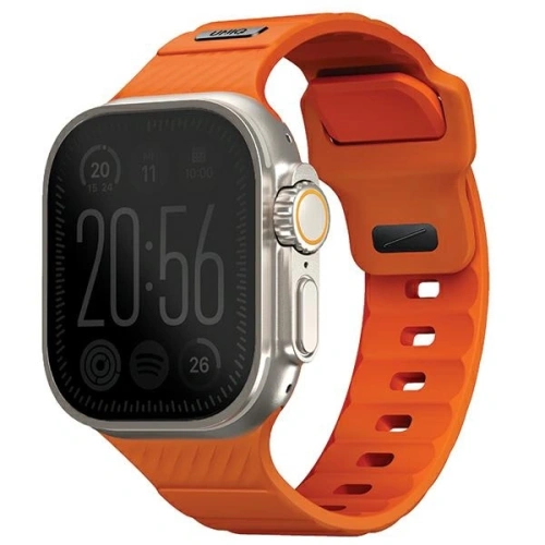 Kup UNIQ Stride Apple Watch Series1/2/3/4/5/6/7/8/9/SE/SE2/Ultra/Ultra 2 42/44/45/49mm FKM gumový pásek volt oranžový - UNIQ1526 - {ean13} - Sklep Home Screen