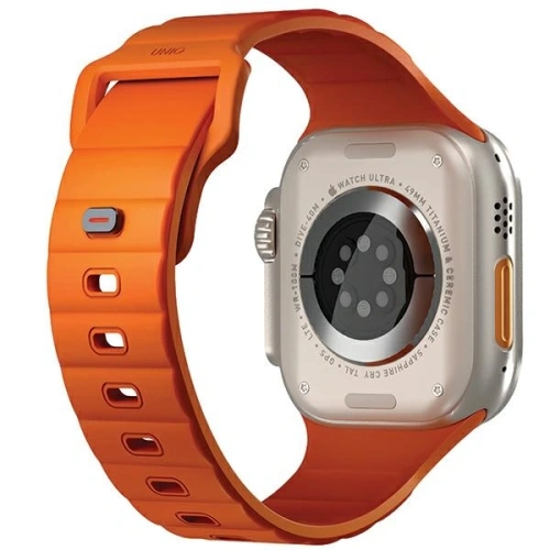 Kup UNIQ Stride Apple Watch Series1/2/3/4/5/6/7/8/9/SE/SE2/Ultra/Ultra 2 42/44/45/49mm FKM gumový pásek volt oranžový - UNIQ1526 - {ean13} - Sklep Home Screen