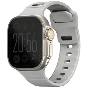 Kup UNIQ Stride Apple Watch Series1/2/3/4/5/6/7/8/9/SE/SE2/Ultra/Ultra 2 42/44/45/49mm FKM gumový řemínek křídově šedý - UNIQ1527 - {ean13} - Sklep Home Screen