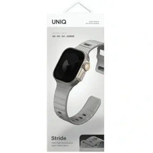 Kup Pasek UNIQ Stride Apple Watch Series1/2/3/4/5/6/7/8/9/SE/SE2/Ultra/Ultra 2 42/44/45/49mm FKM Rubber Strap szary/chalk grey - UNIQ1527 - {ean13} - Sklep Home Screen