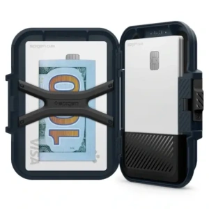 Kup Uchwyt magnetyczny Spigen Lock Fit MagSafe Universal Magnetic Card Holder Metal Slate - SPN16739 - {ean13} - Sklep Home Screen